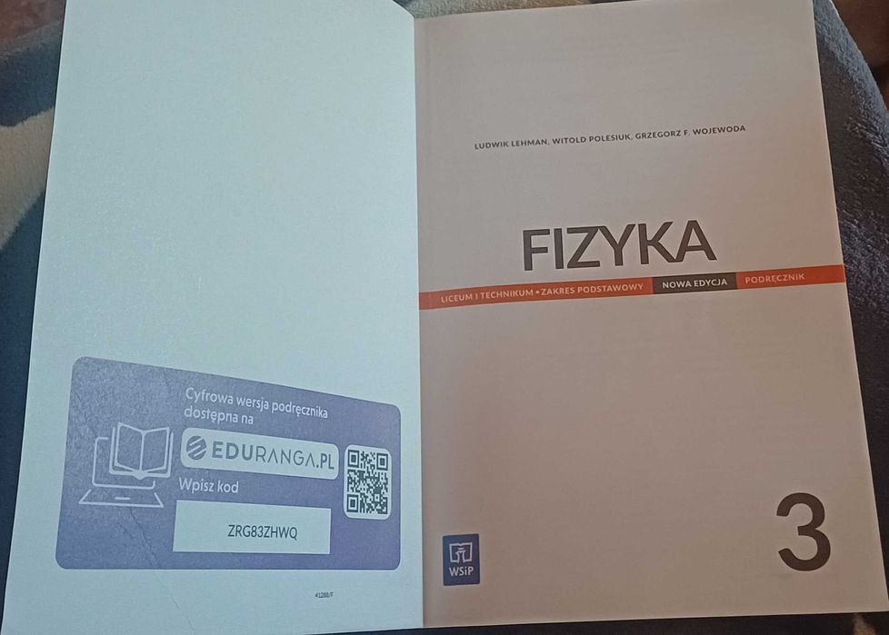 Sprzedam podręcznik do fizyki kl 3 WSiP