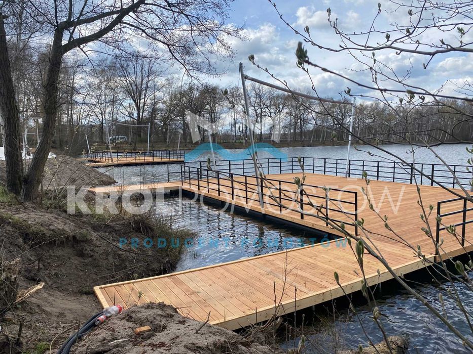 taras pod restauracje, platforma pływająca 150mkw pomost