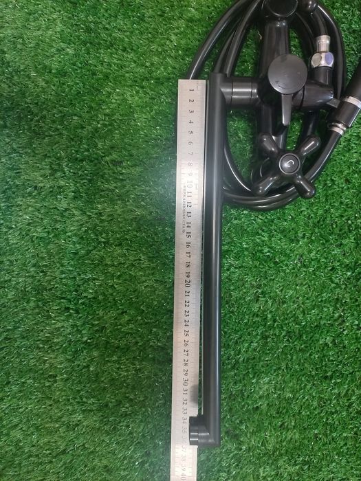 СУПЕР АКЦИЯ!!!Смеситель/змішувач/кран для ванны пластиковый чёрный