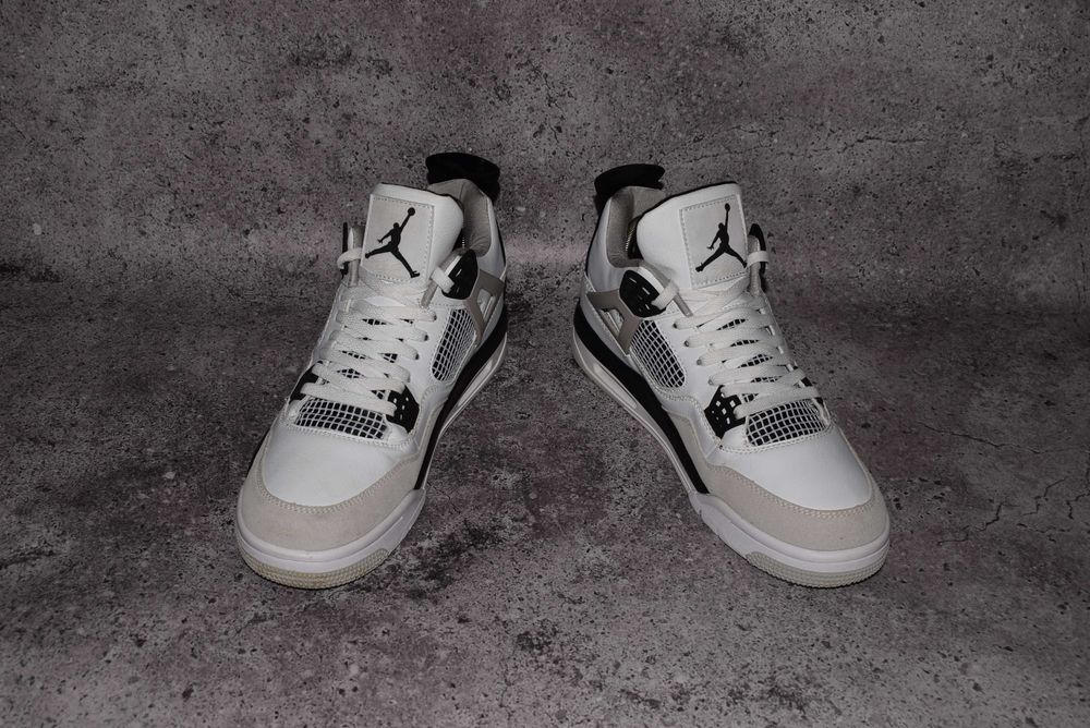 Air Jordan 4 Military Black (Мужские Кроссовки Джодан Nike retro 1 6 )
