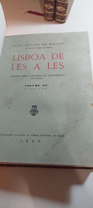 Lisboa de Lés-a-Lés - Luiz Pastor de Macedo (5 Volumes)