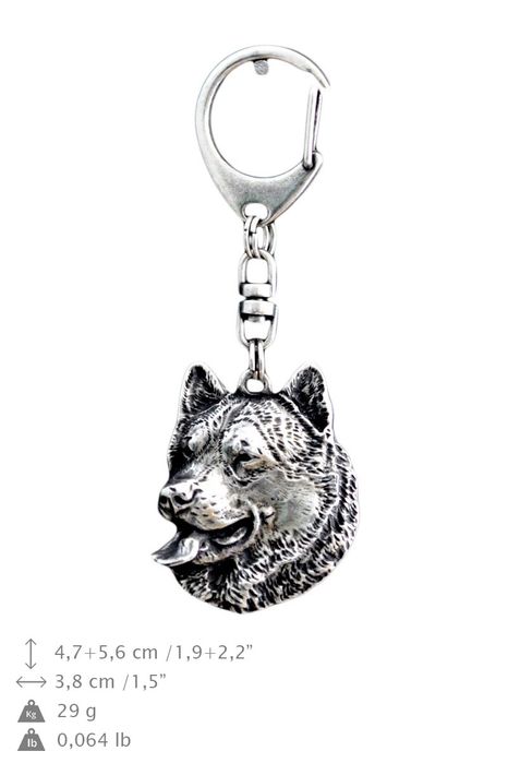 Alaskan Malamute brelok posrebrzany Art-Dog
