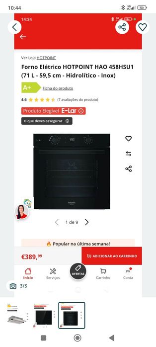 Forno,placa e exaustor tudo novo em caixa