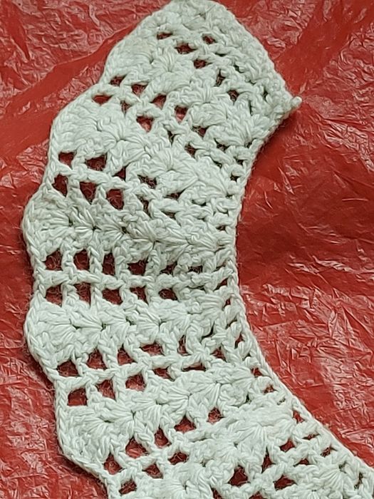 Stary kołnierzyk damski robiony  z czasów PRL