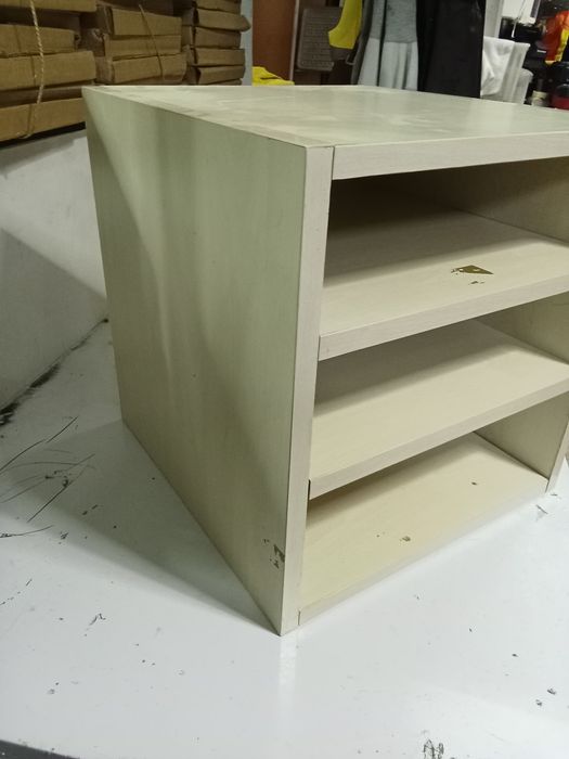 Cubo arrumação madeira