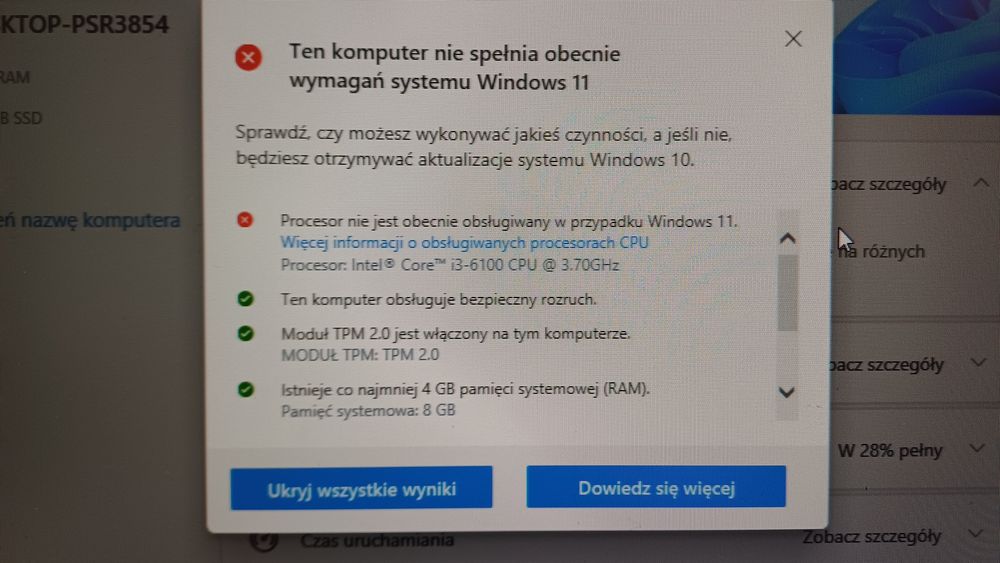 Komputer Desktop Lenovo Ideacentre 510S-08 i3-6100/8GB/240/DVD/Win10
