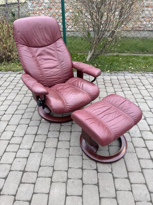 Крісло реклайнер Stressles(00134) крісло для відпочинку