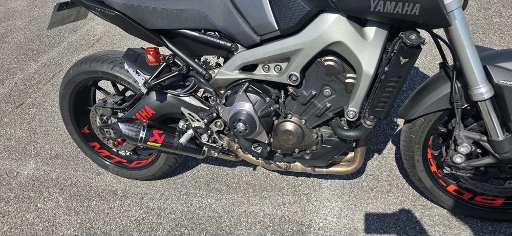 Moto com matricula francesa