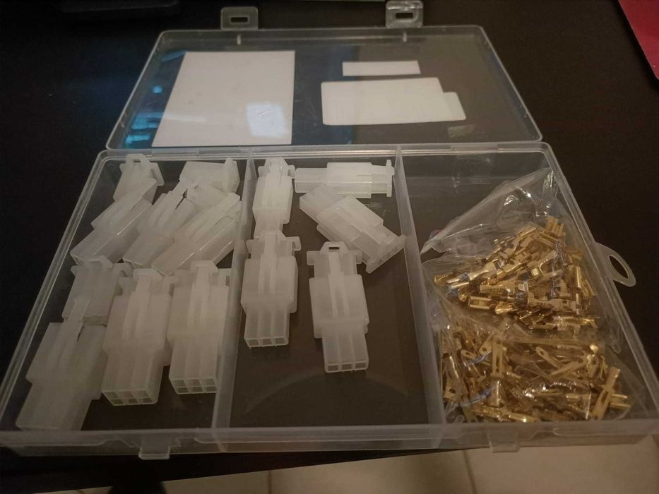 Conector de crimpagem com 2/3/4/6 pinos