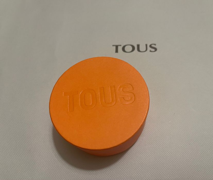 Tous pudełko pomarańczowe 6 cm nowe 1 sztuka