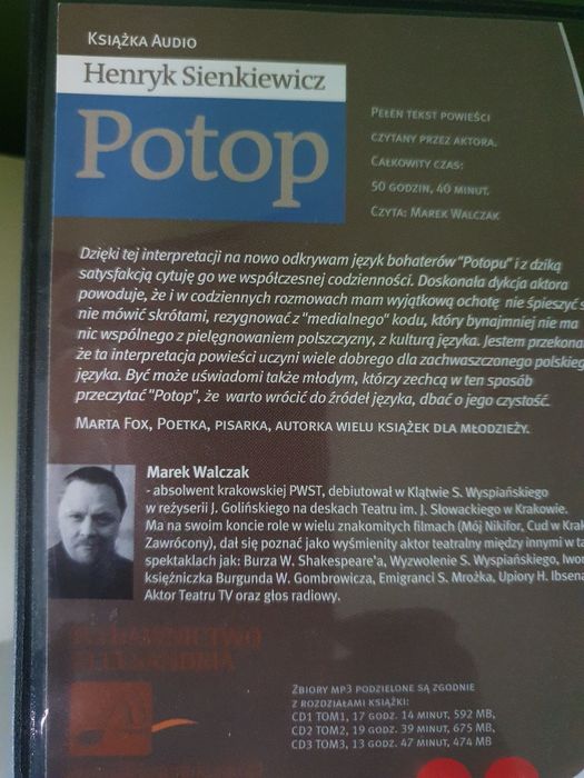 Audiobooki . Lektury polskie