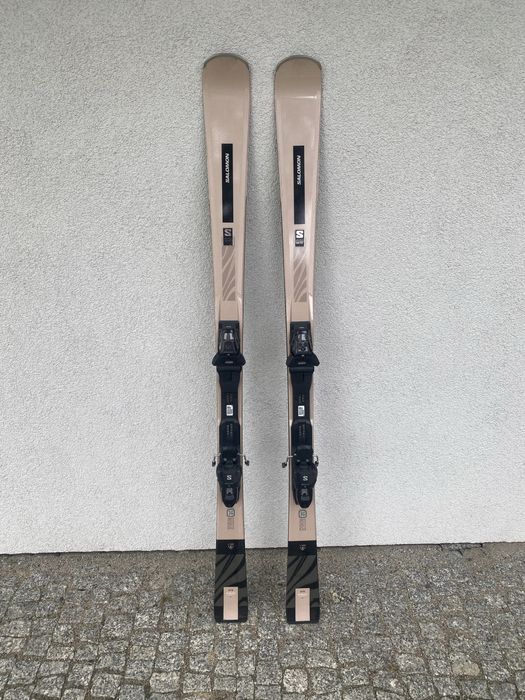Narty Salomon S/Max N8 160 cm R14 + wiązania | Stan bardzo dobry