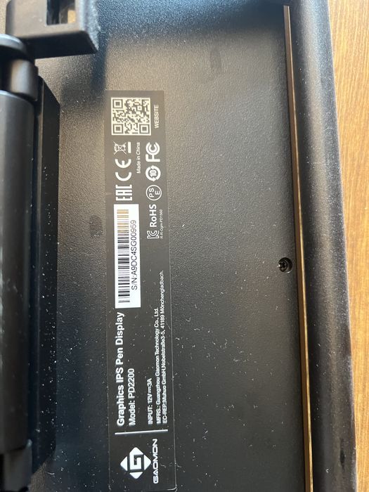 Графический монитор  gaomon PD2200 стилус 22 дюйма
