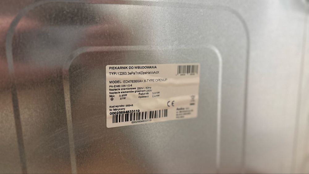 Piekarnik do zabudowy AMICA