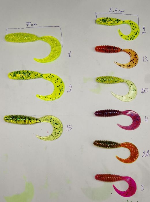 распродажа силикона Mann's, CrazyFish, Flagman