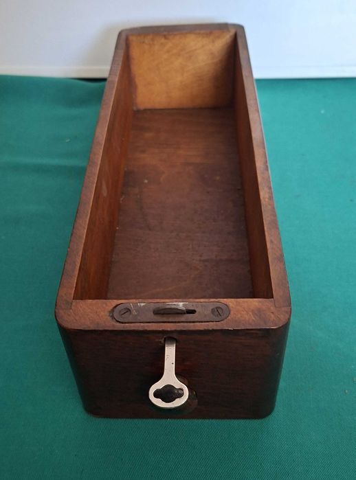 Gaveta de madeira, original, para móvel de máquina de Costura Singer