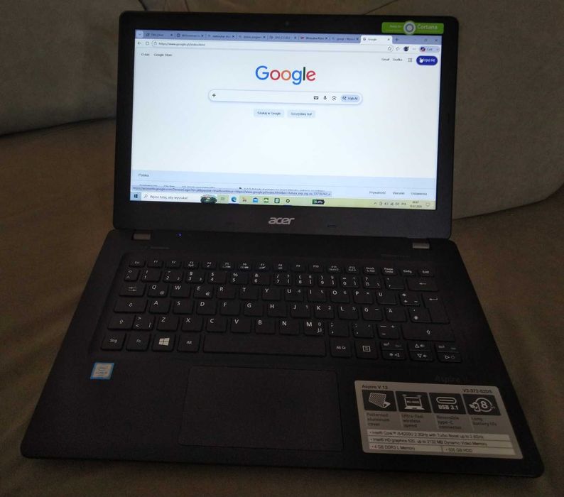 Acer V13 V3-372 13,3"/ i5-6200U/ HDD 512GB/ 8 GB RAM/ Intel HD520