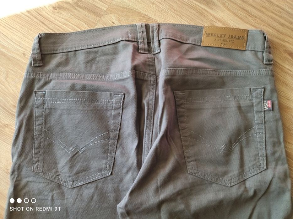 Spodnie jeans męskie L