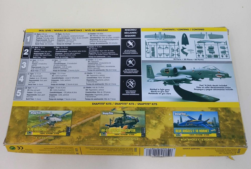 Revell Monogram 1:72 Snaptite A-10 zestaw modeli guźca