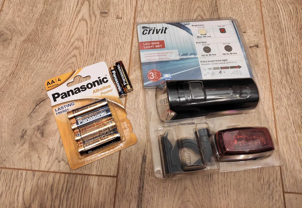 Lampki rowerowe LED