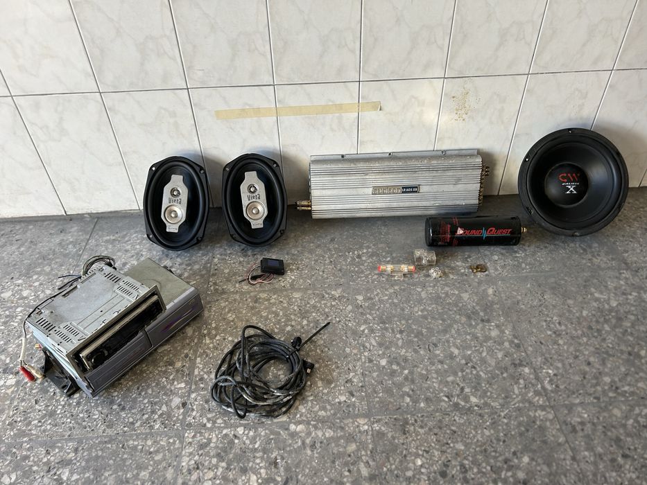 kit de som auto completo / car audio (audison, caliber, vieta, jvc)