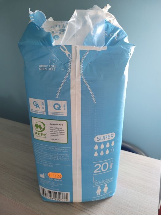 20 Fraldas adulto tamanho L