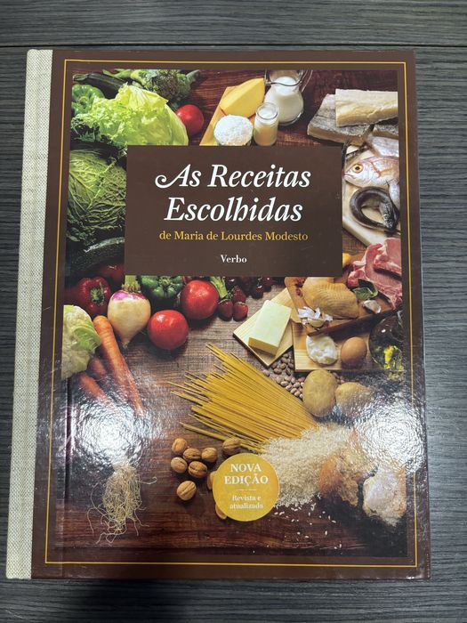 Livro As receitas escolhidas Maria de Lourdes Modesto