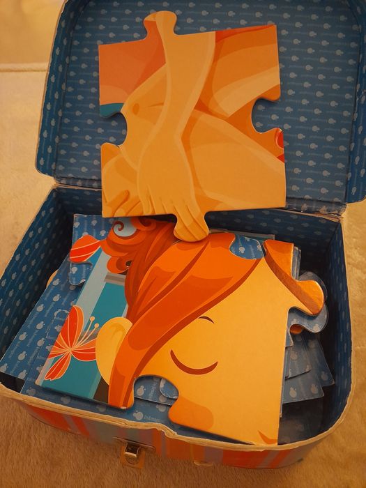Mega puzzle - Dançarina (3-5 anos) em mala