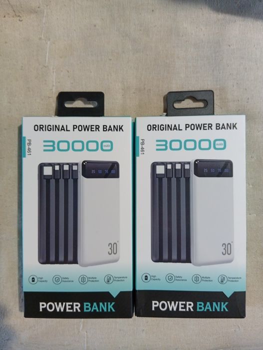 2 НОВЫХ ORIGINAL Power Bank 30000 mAh