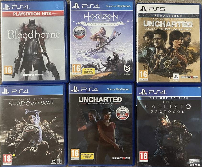 Диски ps4,ps4pro, ps5