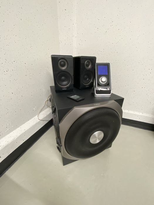 Ogromny subwoofer głośniki EDIFIER 2.1 S730 zestaw Logitech Creative