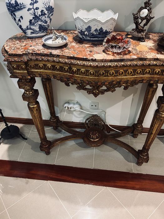 Consola tampo marmore