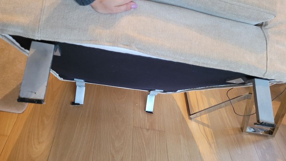 Poltronas de sala beje