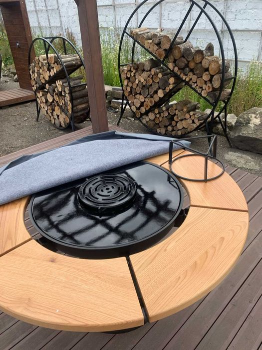 Барбекю-зона Чаша-вогнище Кострова чаша Чаша для вогню Садовий мангал