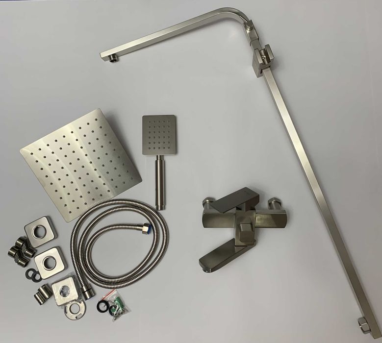 Смеситель с тропическим душем из нержавеющей стали TM Mixxus ТМ Lidz