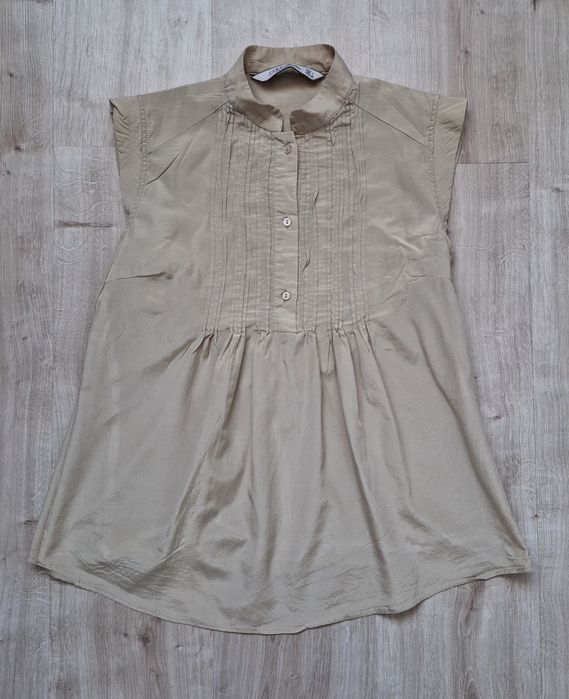 Bluzka ZARA for Mum L jedwab i bawełna
