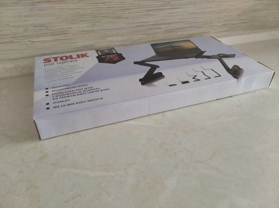 OKAZJA Stolik pod laptop regulowany + podstawka Wysyłam