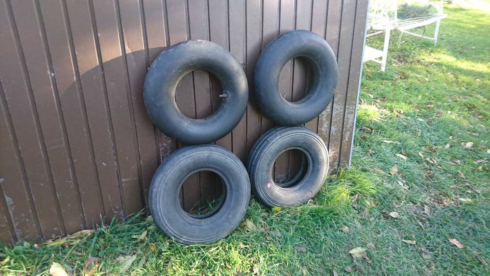 Opona dętka 500-9 komplet Stomil 4PR