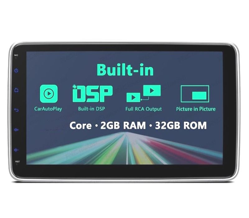 AUTO RADIO GPS 1 DIN ANDROID 14 LCD TÁCTIL 10"