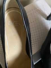 czółenka czarne skóra - firma  Ara, r. 38