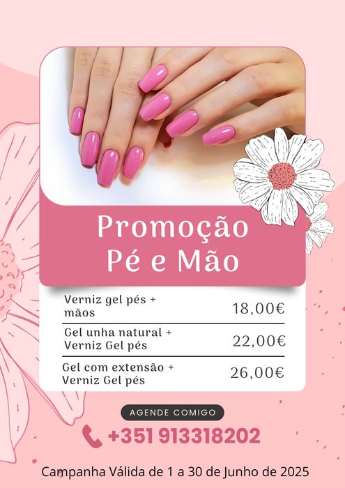 Promoção pé e mãos