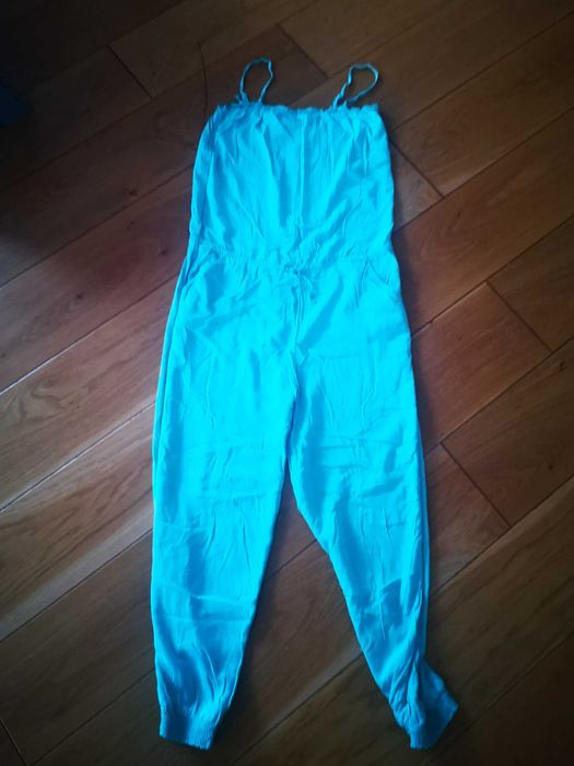 H&M turkusowy kombinezon 158 cm 12-13 lat