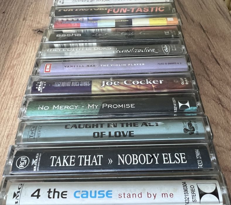 Modern Talking, Fun Factory, Alexia, Sasha, Mariah Carey kasety MC