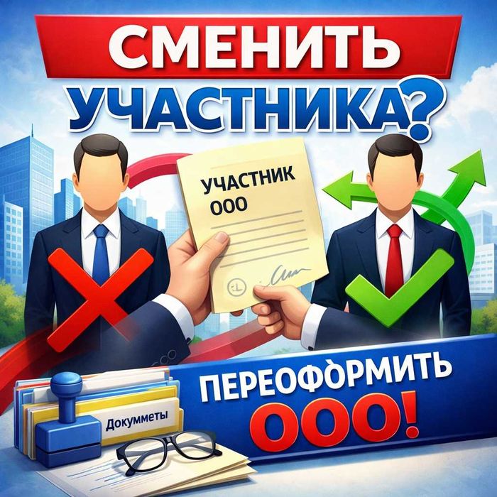 Смена участника / учредителя ТОВ | Переоформление під ключ