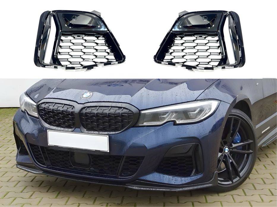 Накладки бампера М340i для BMW 3 series G20 G21 2018-2022