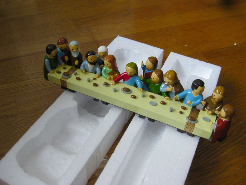 Última Ceia - Pintada à Mão NOVO com Selo Garantia