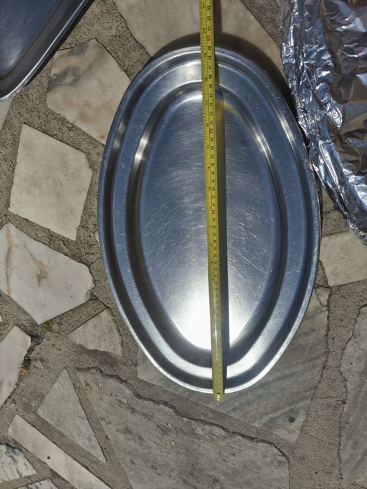 Lote de 6 Travessas de Inox para Servimento / Restauração
