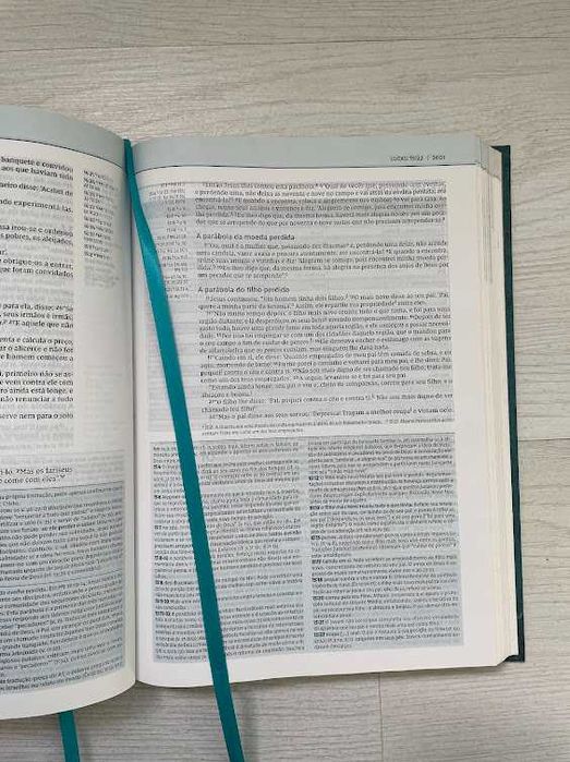 Bíblia De Estudo Thomas Nelson | NVI | Letra Normal | Capa Dura Turquesa