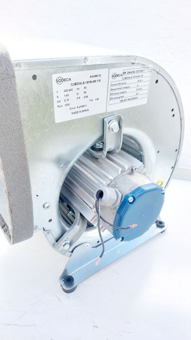 Ventilador extrator 1500 m3h Ar fumos tintas de estufas de  pintura