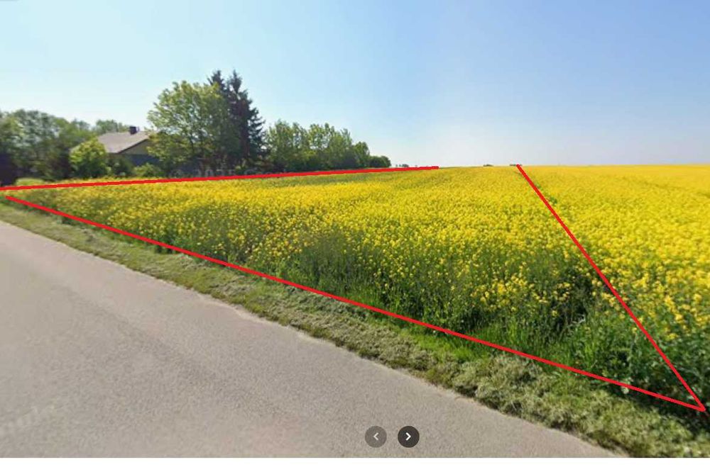 Działka 1,4 ha w Bzitem | Zabudowa zagrodowa | Asfalt | 8 km od Krasnegostawu | Idealna pod dom lub siedlisko - Widok 2